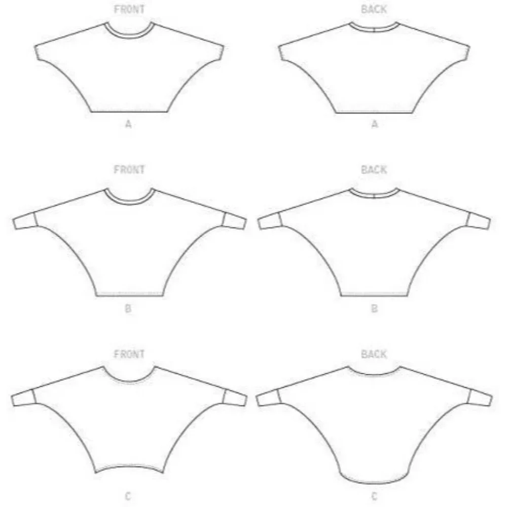McCall's Sewing Pattern 10414 8024‎ Misses Tops Size 8-22